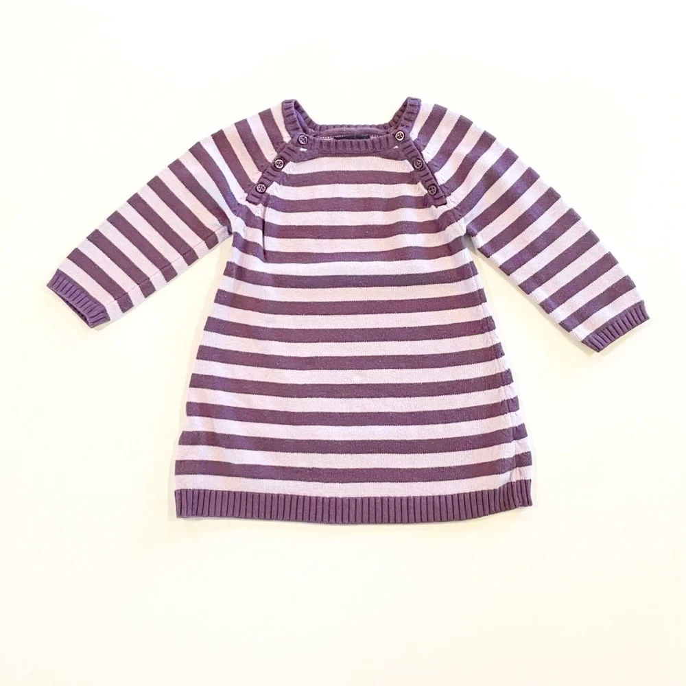 Gap 12-18 months striped sweater dress